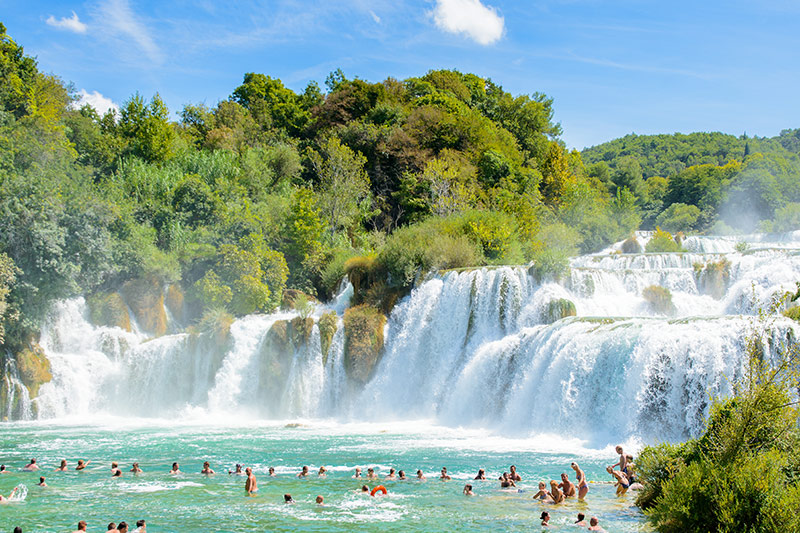 National Park Krka water falls